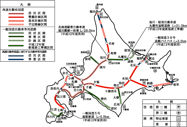 道路 北海道 高速 北海道地区 道路情報